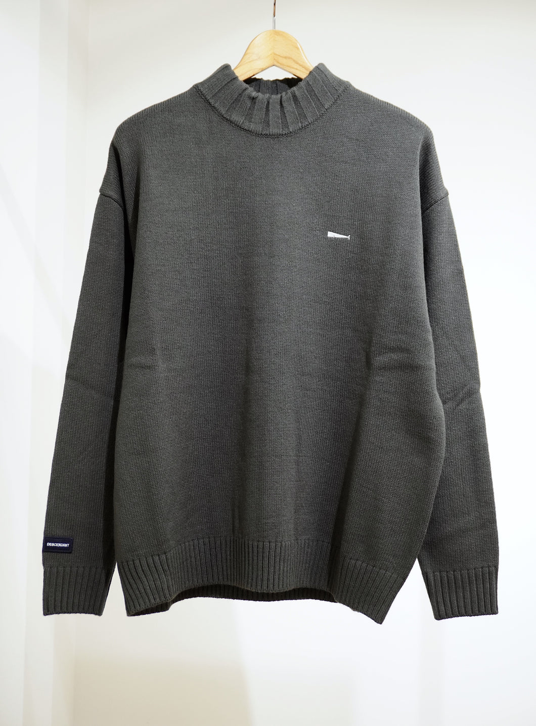 STRAND MOCK NECK KNIT