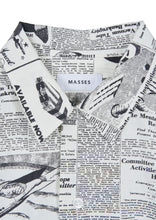 画像をギャラリービューアに読み込む, NEWS PAPER SHIRT

