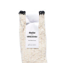 画像をギャラリービューアに読み込む, decka × MINEDENIM Melange Rib SOX
