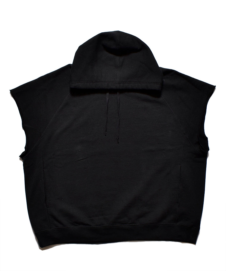 Cutoff Sleeve Big Hoodie