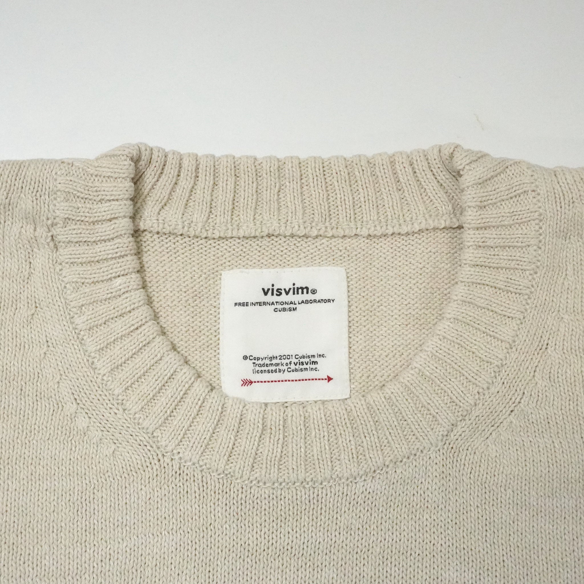 トップス visvim JUMBO SB CREW KNIT DMGD size4 JUMBO SB CREW KNIT DMGD – Roots Bonds ONLINE STORE