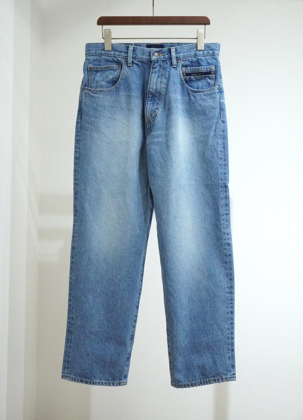 1995 DENIM TROUSERS BAGGY HARD WASH