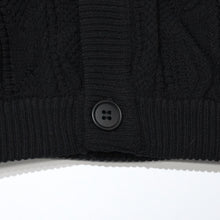 画像をギャラリービューアに読み込む, 3D Jacquard Solotex Knit Cardigan
