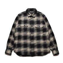 画像をギャラリービューアに読み込む, Distortion Ombre Check Flannel Over SH

