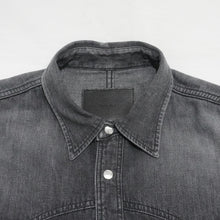 画像をギャラリービューアに読み込む, WESTERN SHORT SHIRT-USED WASHED DENIM
