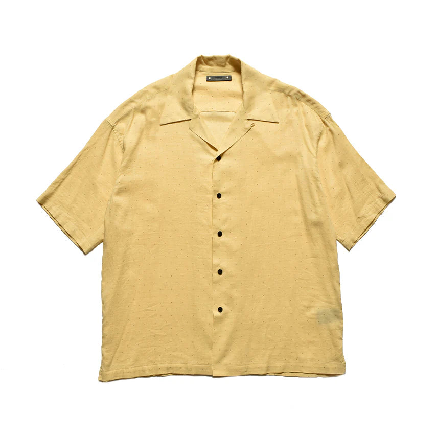 C.R.Silk Dots Open Collar SH