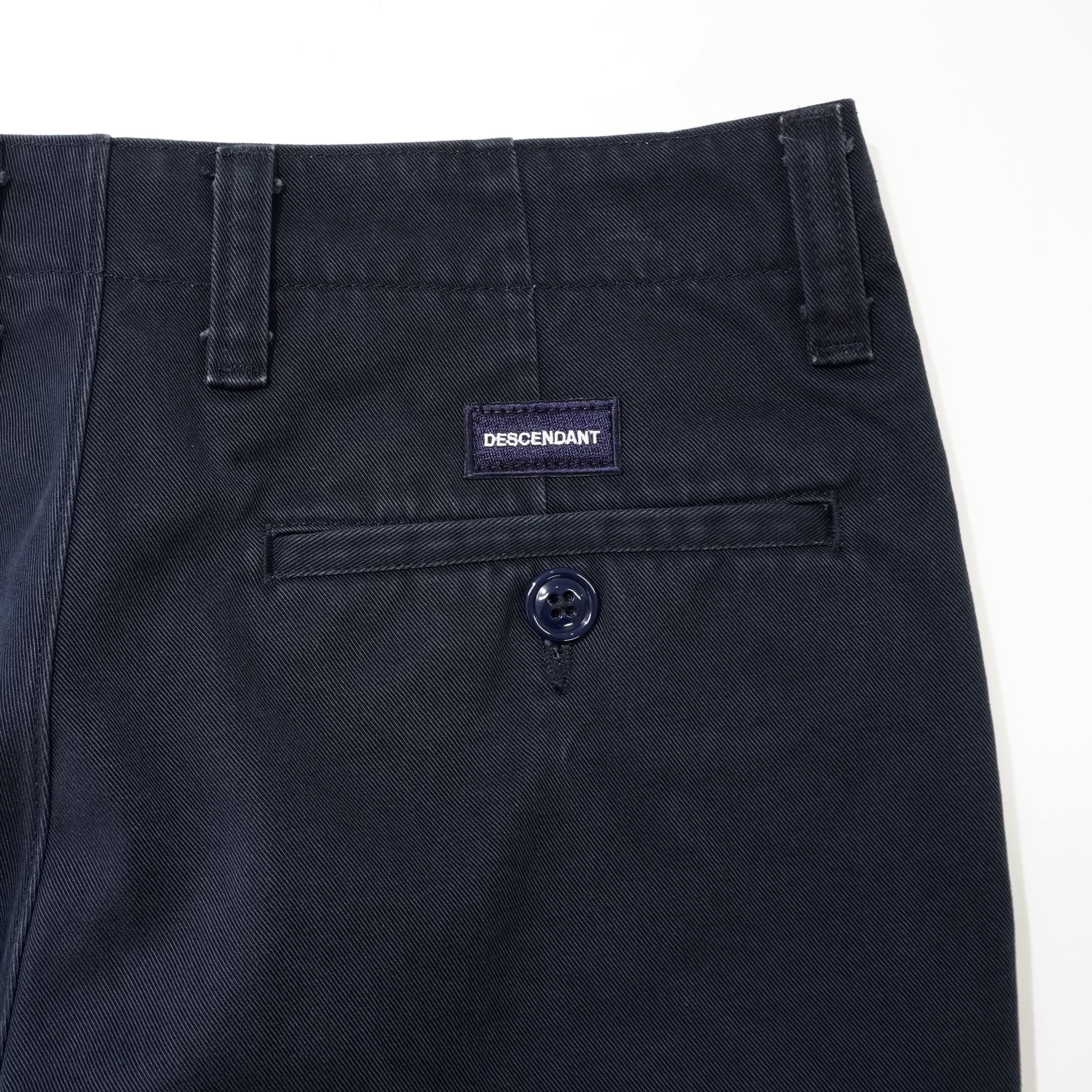 DC-6　Organic Cotton Twill Trousers DC-6 ORGANIC COTTON TWILL TROUSERS – DESCENDANT HIROSHIMA