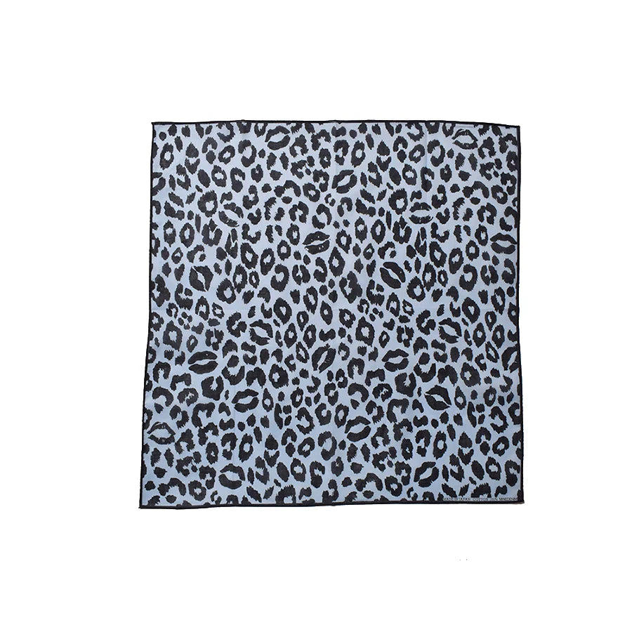 Lips Leopard Compass Bandana