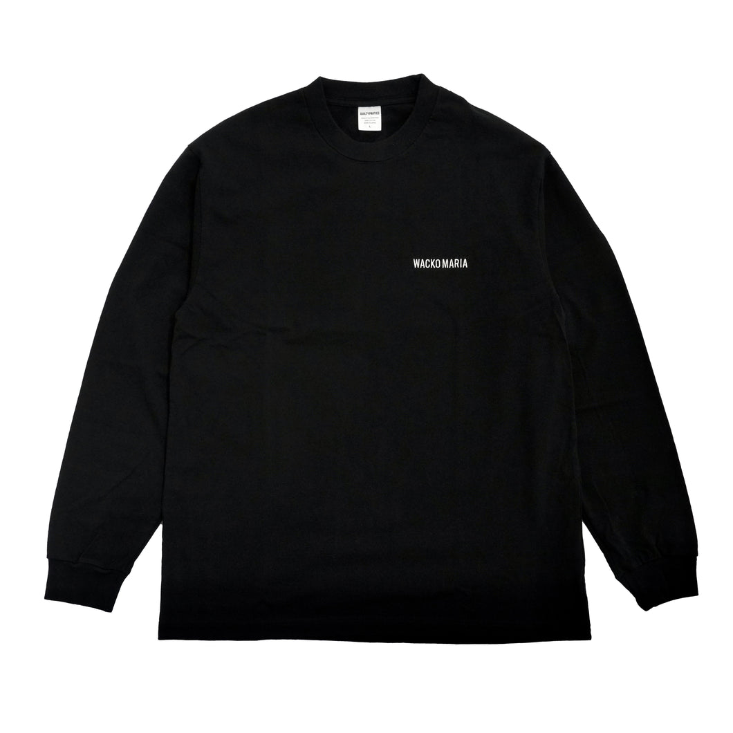 WASHED HEAVY WEIGHT CREW NECK LONG SLEEVE T-SHIRT