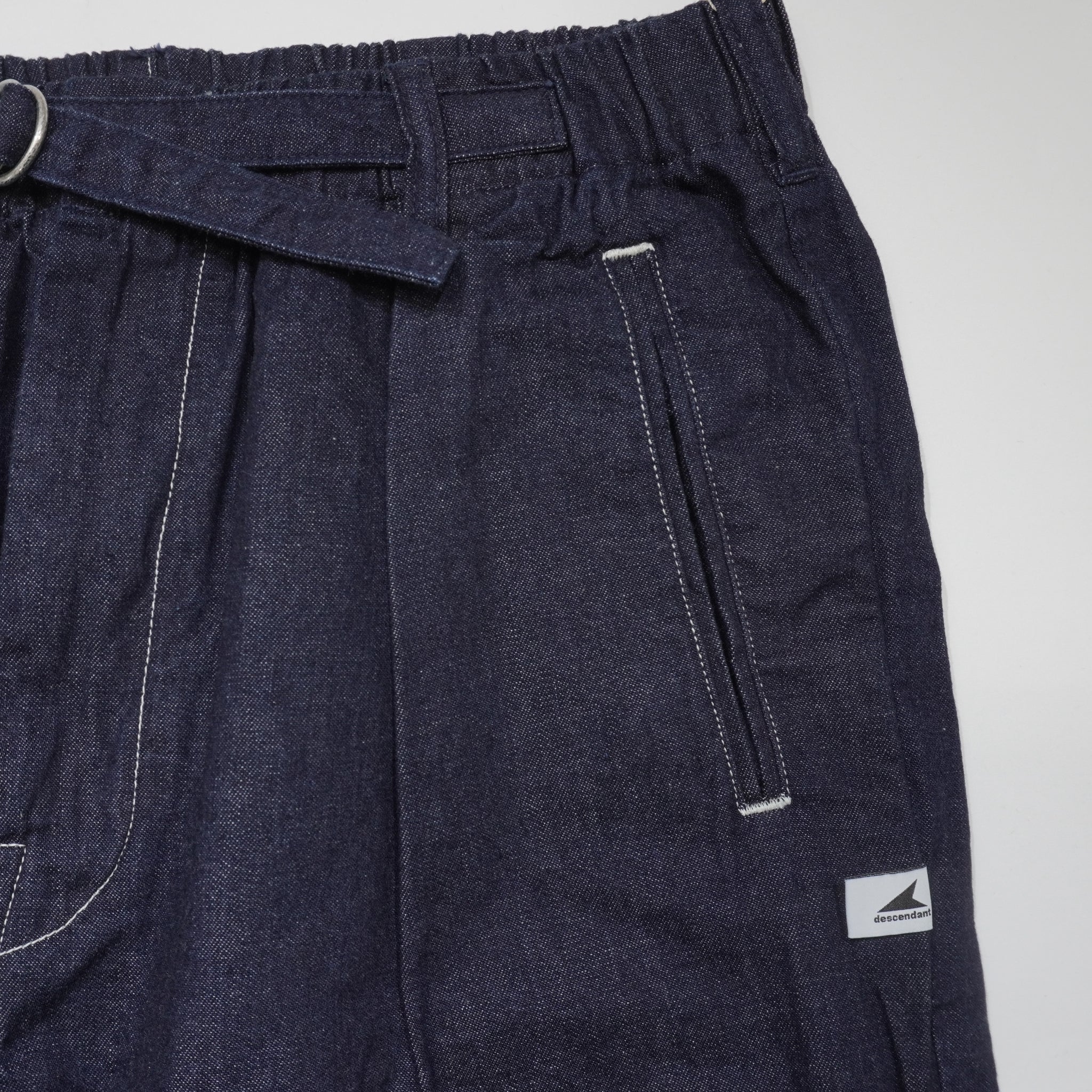 ディセンダント　CINCH DENIM TROUSERS POST O'ALLS CINCH DENIM TROUSERS POST O'ALLS – DESCENDANT HIROSHIMA