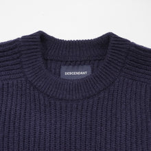 画像をギャラリービューアに読み込む, CLAM CREW NECK KNIT
