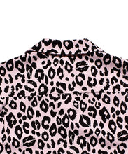 画像をギャラリービューアに読み込む, Lips Leopard Print Open Collar SH
