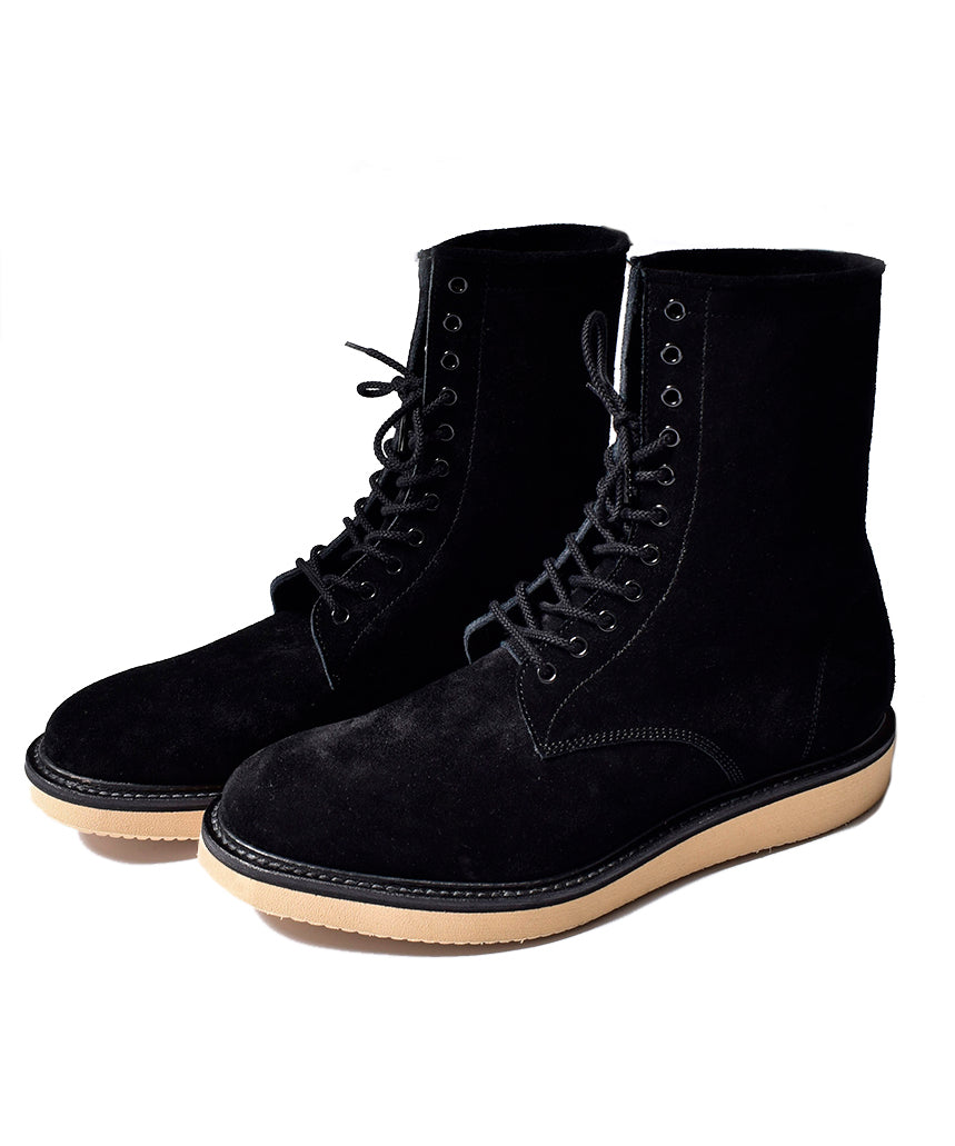 Suede Leather Zipper Unit Military Boots – Roots Bonds ONLINE STORE