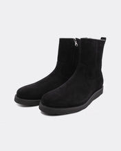 画像をギャラリービューアに読み込む, Suede Leather Side Zipper Boots
