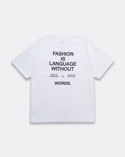 画像をギャラリービューアに読み込む, FASHION IS LANGUAGE Crewneck Pocket Tee
