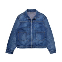画像をギャラリービューアに読み込む, Grainy Denim Zipup GJKT

