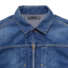 画像をギャラリービューアに読み込む, Grainy Denim Zipup GJKT
