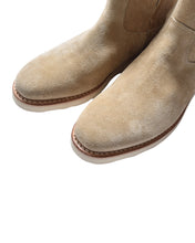 画像をギャラリービューアに読み込む, Suede Leather Side Zipper Boots
