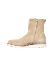 画像をギャラリービューアに読み込む, Suede Leather Side Zipper Boots
