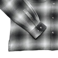 画像をギャラリービューアに読み込む, R.Flannel Ombre Open Collar SH
