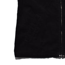 画像をギャラリービューアに読み込む, Black Corduroy Zipup Trucker Jacket
