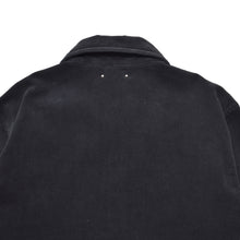 画像をギャラリービューアに読み込む, Black Corduroy Zipup Trucker Jacket
