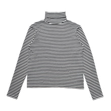 画像をギャラリービューアに読み込む, Marine Border Turtleneck L/S Pullover
