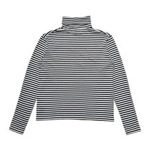 画像をギャラリービューアに読み込む, Marine Border Turtleneck L/S Pullover
