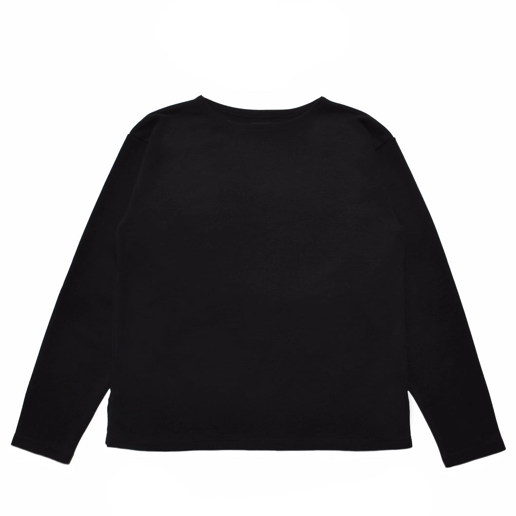 A.Wool Boatneck L/S T-SH