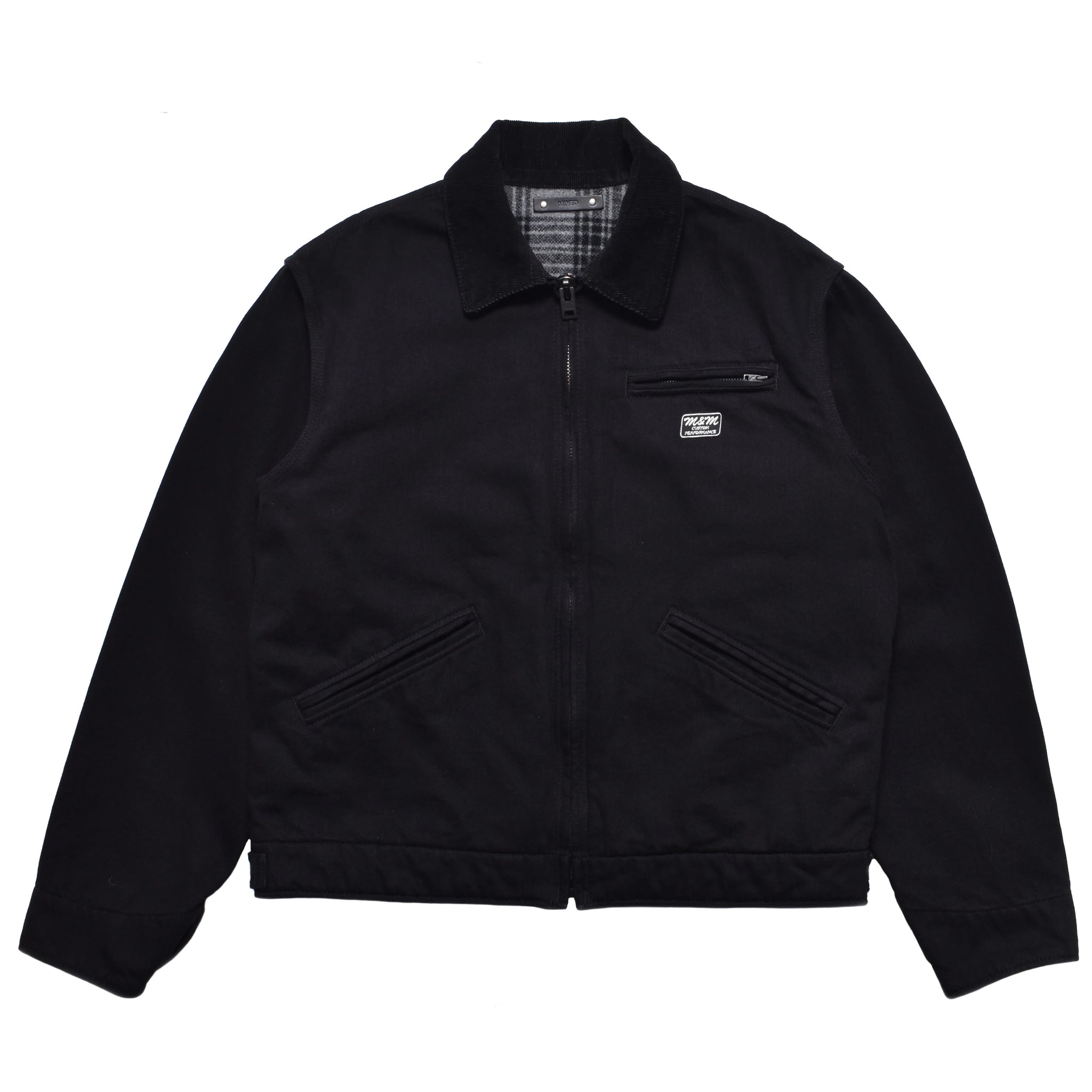 M&M × MINEDENIM Black Denim Detroit Jacket – Roots Bonds ONLINE STORE M&M × MINEDENIM Black Denim Detroit Jacket – Roots Bonds ONLINE STORE