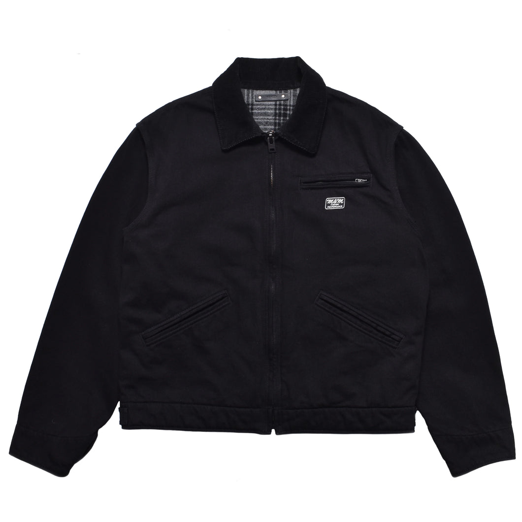 M&M × MINEDENIM Black Denim Detroit Jacket