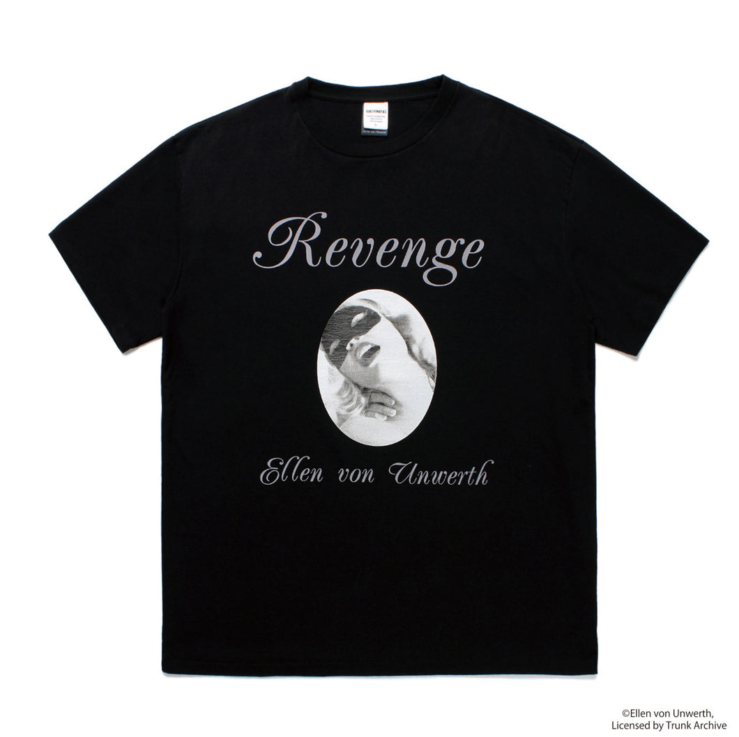 ELLEN VON UNWERTH / WASHED HEAVY WEIGHT CREW NECK T-SHIRT ( TYPE-1 )