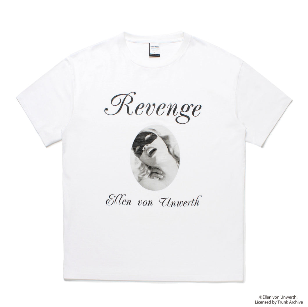 ELLEN VON UNWERTH / WASHED HEAVY WEIGHT CREW NECK T-SHIRT ( TYPE-1 )