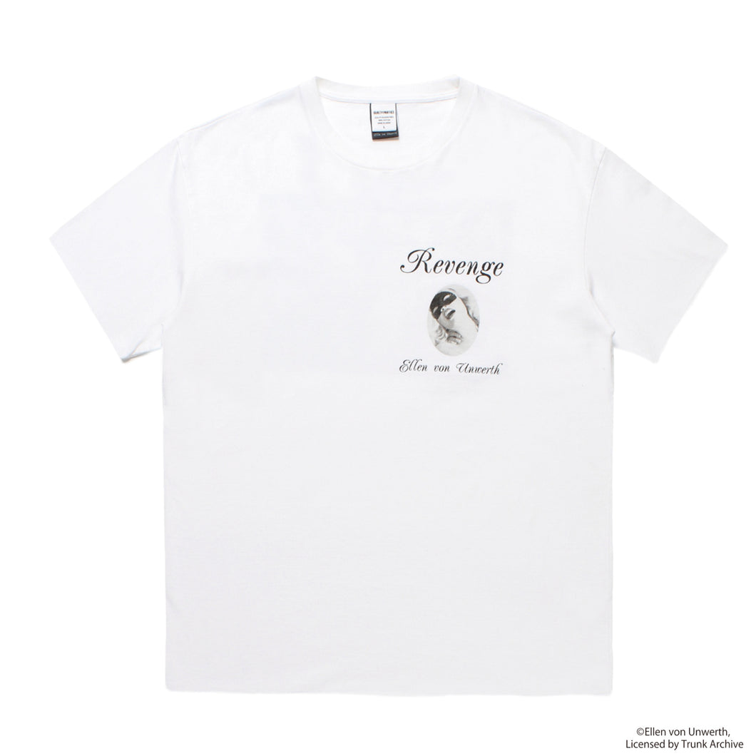 ELLEN VON UNWERTH / WASHED HEAVY WEIGHT CREW NECK T-SHIRT ( TYPE-2 )
