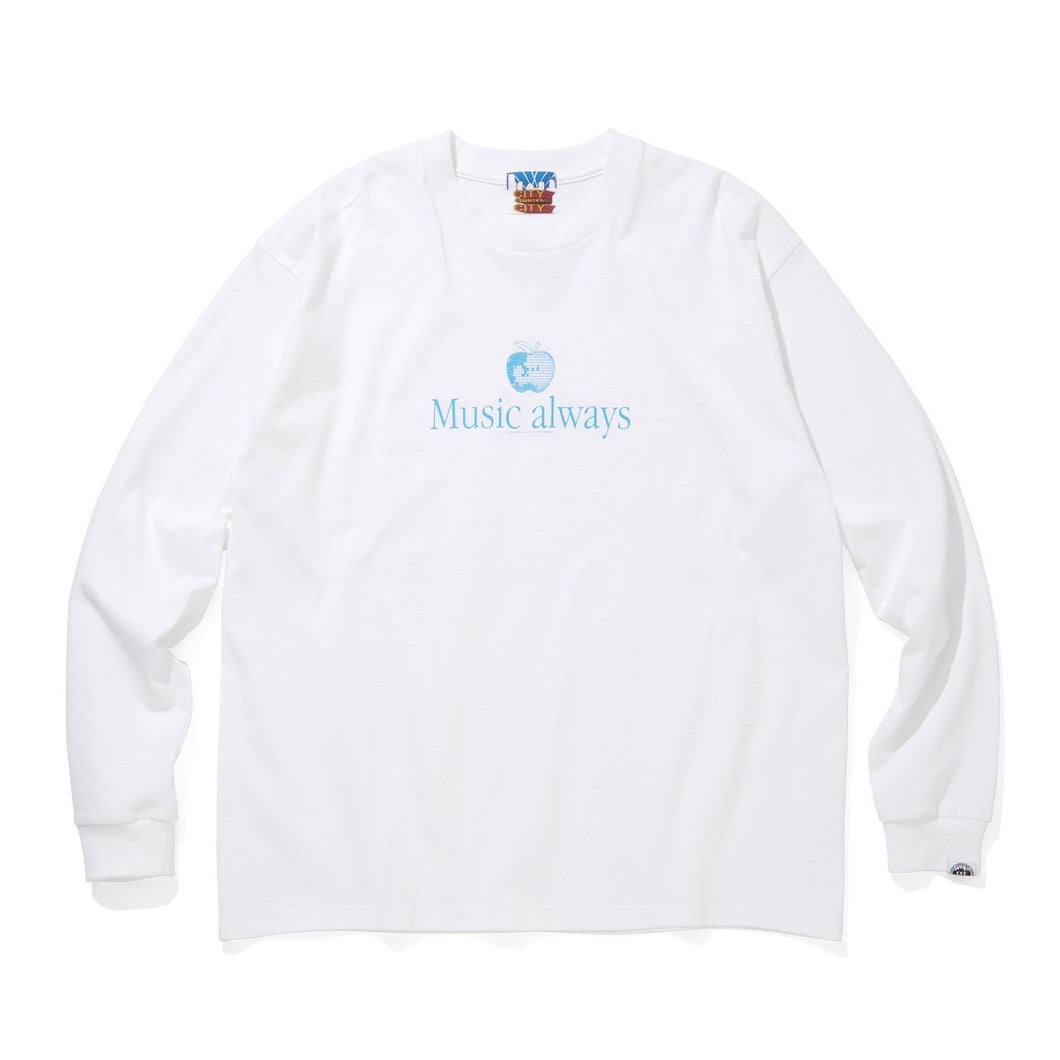 COTTON L/S T SHIRT_Music always