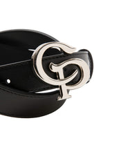 画像をギャラリービューアに読み込む, Symbol Buckle Leather Belt

