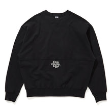 画像をギャラリービューアに読み込む, Embroidered Logo Switching Cotton Sweatshirt
