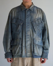 画像をギャラリービューアに読み込む, CHAMBRAY REMAKED FATIGUE JACKET
