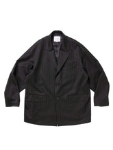 画像をギャラリービューアに読み込む, Wool Gabardine Single Breasted Jacket
