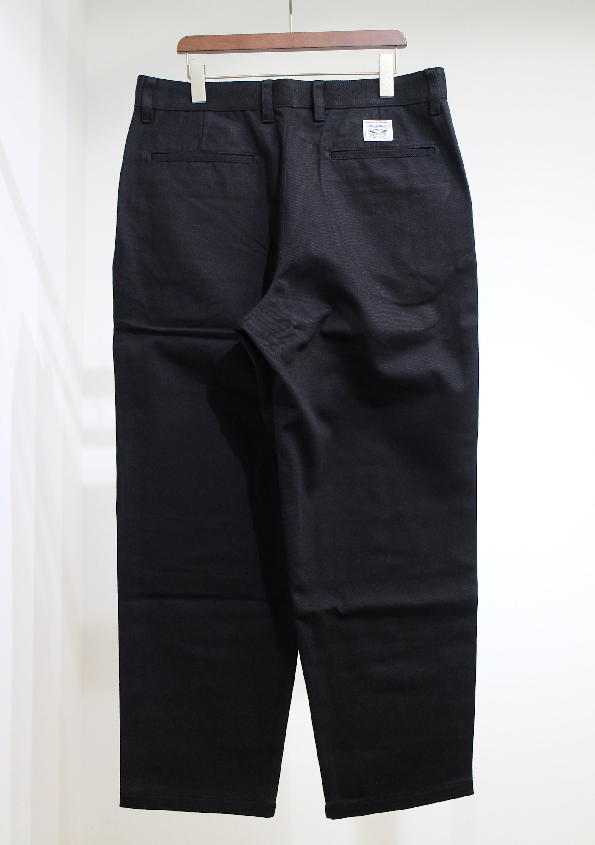 ディセンダント DC-6 COTTON TWILL TROUSERS OG DESCENDANT/DC-6 COTTON TWILL TROUSERS OG (BLACK)