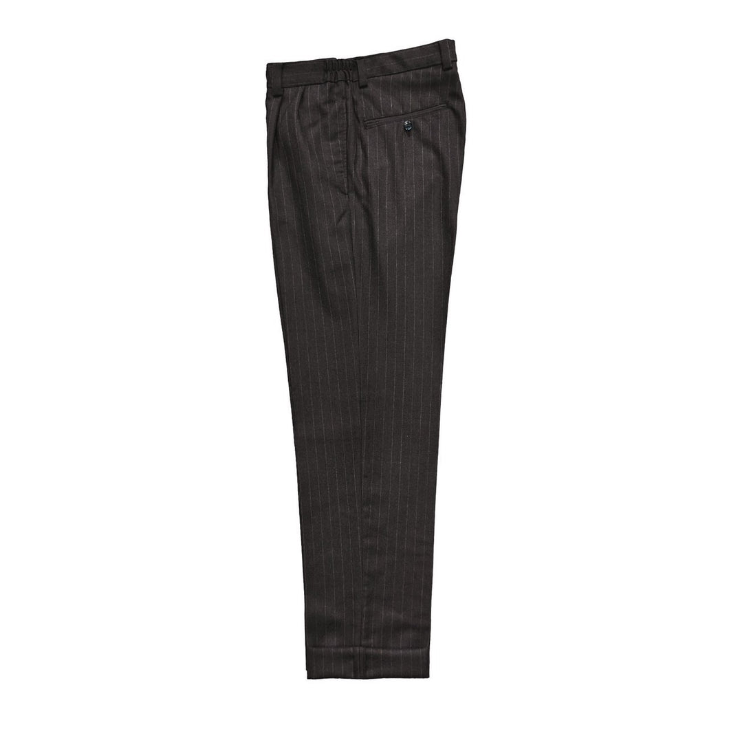 WOOL STRIPE TROUSERS