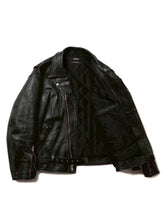 画像をギャラリービューアに読み込む, Leather Double Riders Jacket
