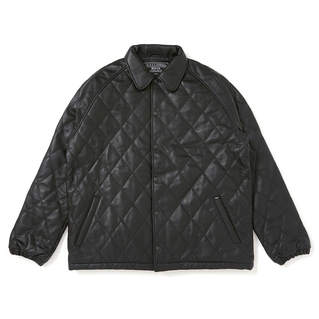 QUILTING LEATHER JACKET