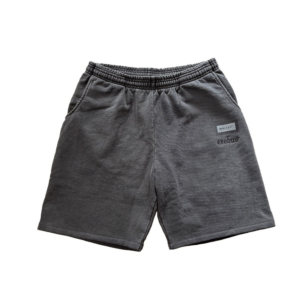 MINE x EXODUS LOGO SHORTS
