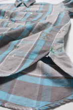 画像をギャラリービューアに読み込む, PAINTER&#39;S PAINT STAINED FLANNEL SHIRT
