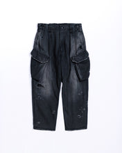 画像をギャラリービューアに読み込む, REMAKED HERRINGBONE COMBAT CARGO TROUSERS
