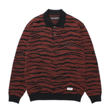 画像をギャラリービューアに読み込む, TIGER KNIT POLO SHIRT
