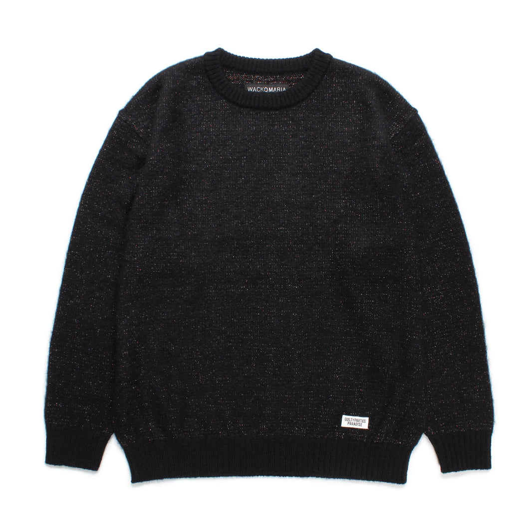 GLITTER MOHAIR CREW NECK SWEATER(TYPE-1)