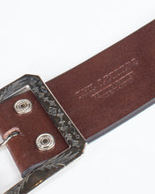 画像をギャラリービューアに読み込む, GARRISON EMBROIDERY BELT -COWHIDE
