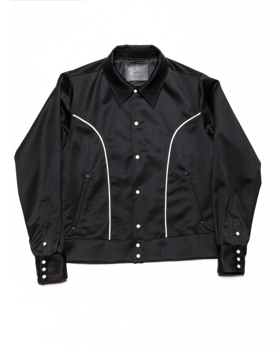 BOLERO JACKET -WOOL SATIN-